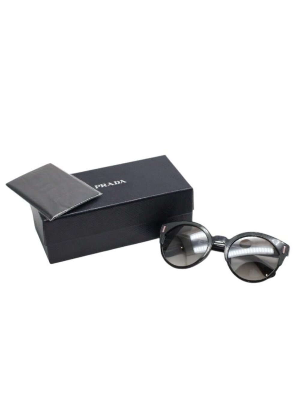 Prada Sunglasses 53 22 Eyewear Black Green